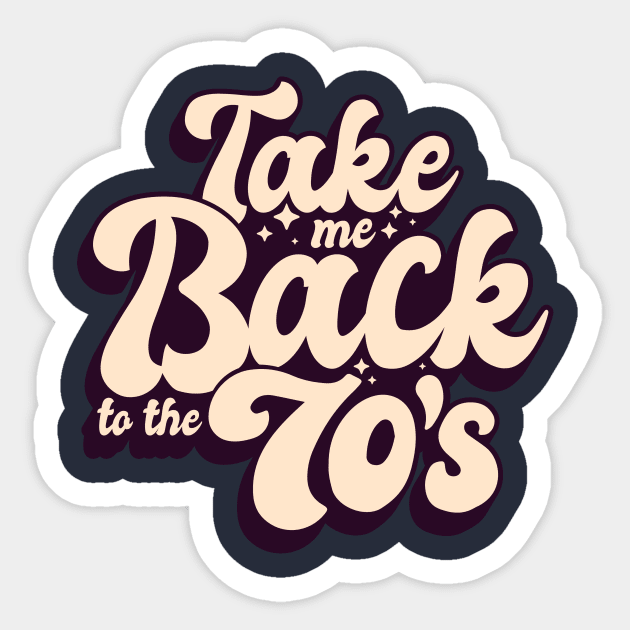 70S RETRO  vintage QUOTE LETTERING text base Sticker by Midoart